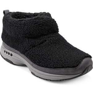 Easy Spirit Women Trippin 2 Faux Shearling Ankle Booties Size US 5.5M Black